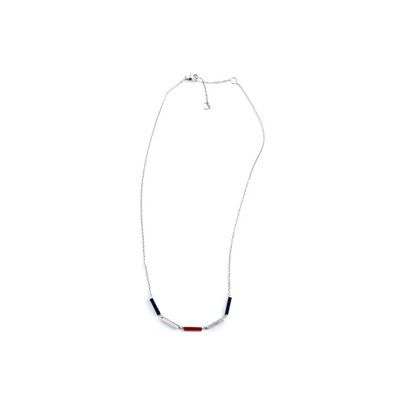 Tommy Hilfiger Stainless Steel Necklaces Women's Silver-1