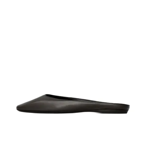 SAINT LAURENT Wrap toe Slippers Women's Black