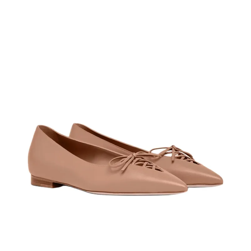 Malone Souliers Hedy Casual Single Shoes Women's Apricot Pink-2