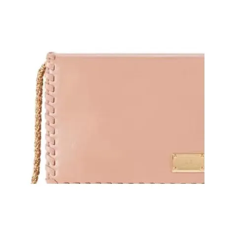 Elisabetta Franchi Leather One Shoulder Crossbody Clutches Regular Women's Pink-4