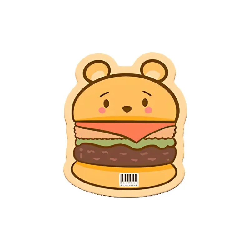 Beams Cartoon Special Shaped Fries Burger Office Cartoon Cute Design Sense INS Style Anime Table Mat Mouse Pads-2