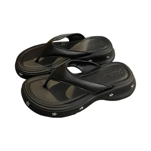 Meter Flip Flops Women's Summer, Platform Versatile Y2K Style Ankle Strap Fashion, Women's