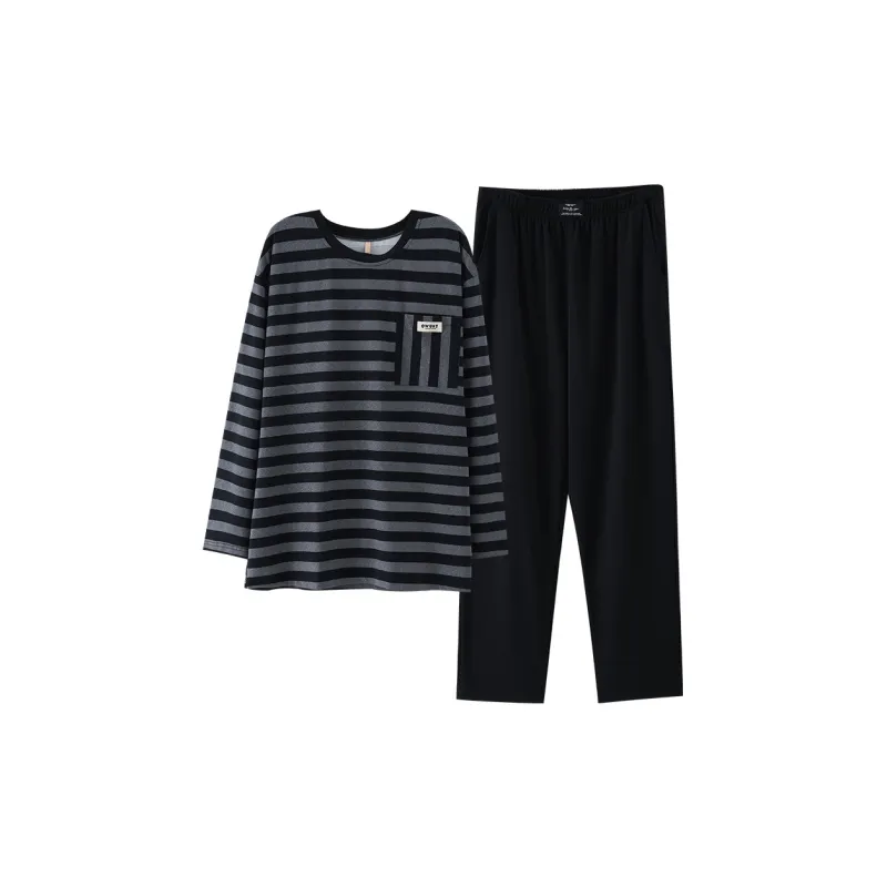Qin Jing Pajama Set Unisex Gray-4