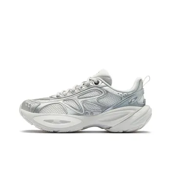 FILA FUSION BUZZARD II Meteorite Shoes 2nd Generation Low Top Casual Shoes Women's Gray White
