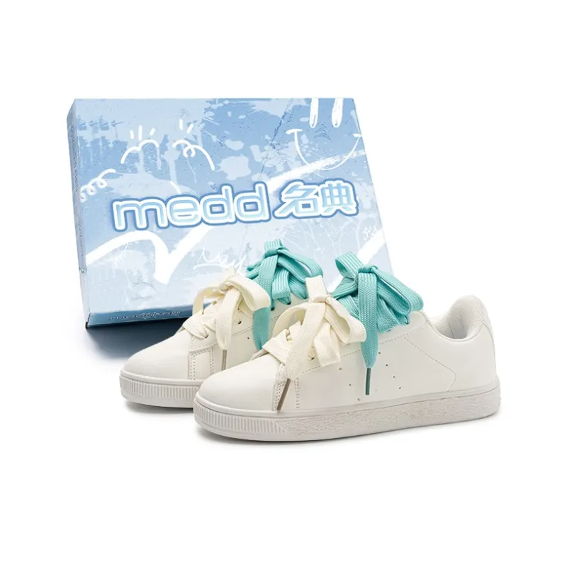 Medd Puffy Shoes Slip Resistant Height Increasing Low Top Skateboard Shoes Unisex Box-42