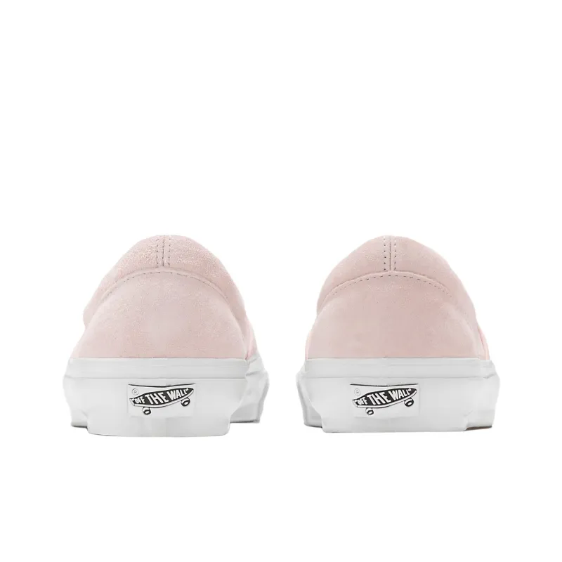 Vans CLASSIC SLIP ON Anti Slip Wear Resistant Low Top Skateboard Shoes Unisex Pink-2