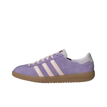 Adidas Originals Bermuda Anti Slip Wear Resistant Low Top Skateboard Shoes Unisex Purple