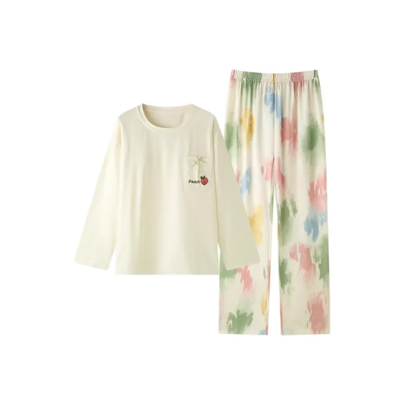 ZAO FU NIAO Pajama Set Women's Mist In The Rainy Realm-0