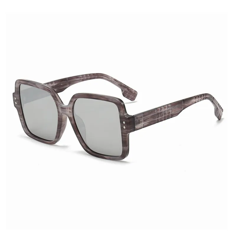 MUYKUY PC Square Sunglasses Unisex-4