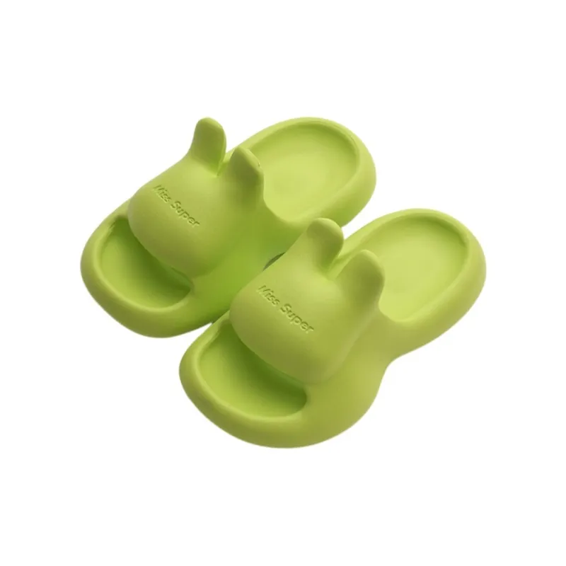 Meter Summer EVA Rabbit Soft And Springy Slippers, Adorable Slide on Shoes-6