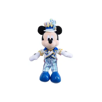 Disney 20th Anniversary Mickey Badge Dolls Plush Doll Small Size High