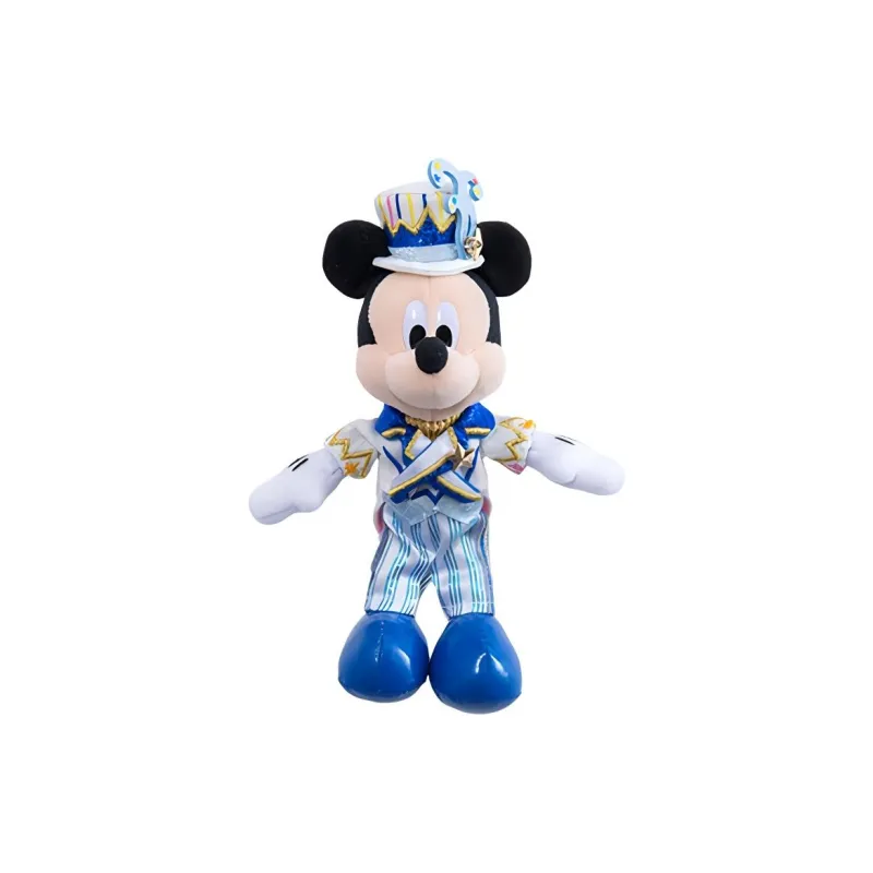 Disney 20th Anniversary, Mickey Badge Dolls Plush Doll Trumpets High-0