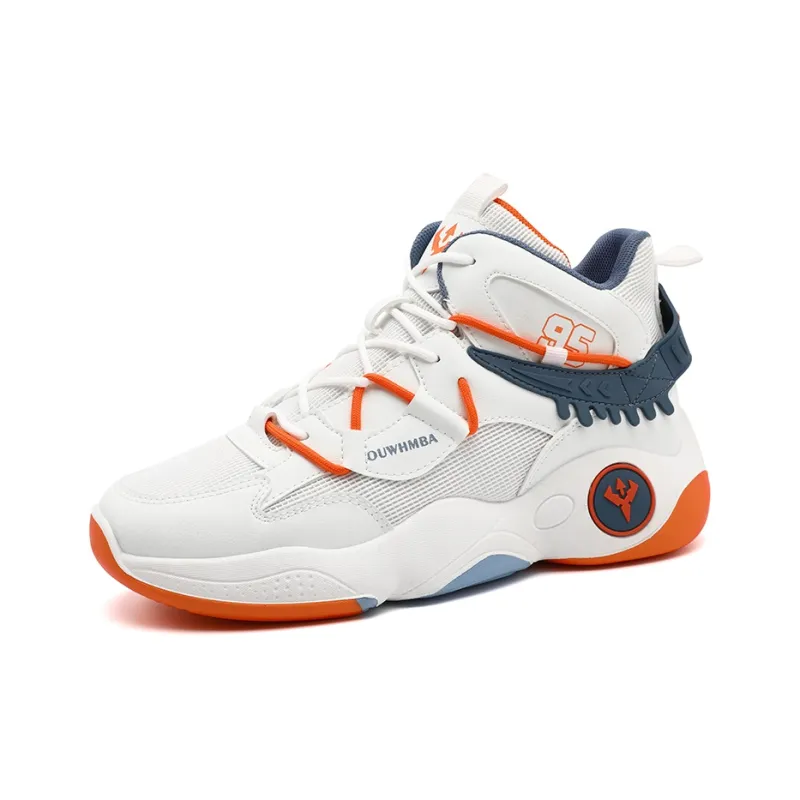 OUWENHEIMANBA Cushioning Coverage Rebound Height Increase Abrasion Resistant Breathable High Top Basketball Shoes Men's-36