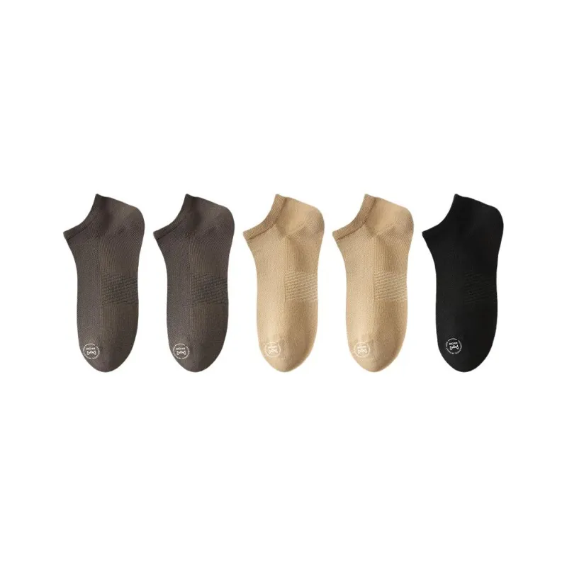 MIIOW No Show Socks Men's 5 Pack-40