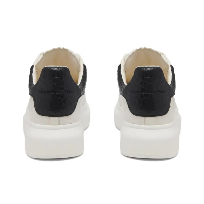 Alexander McQueen Oversized Off Low Top Skateboard Shoes Women's White-3