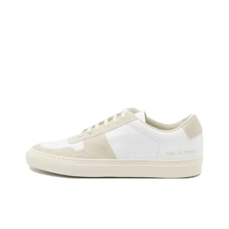 COMMON PROJECTS Bball Duo Low Top Skateboard Shoes Men's Beige-0