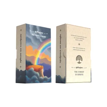 WohStudios Tarot Star Diamond Card Collection Forest Serenity 78 Cards Of The Weit Series Board Games