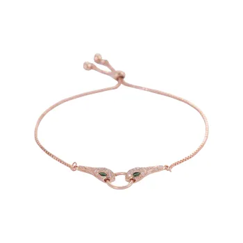 YDE Alloy Bracelets Women's Rose Gold