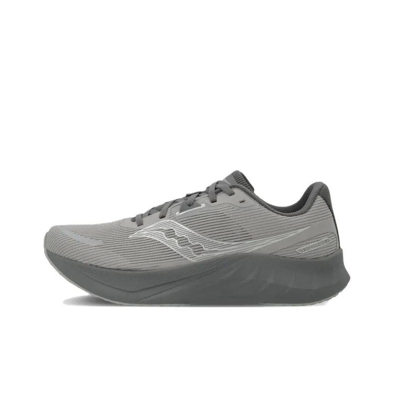 Saucony TIDE 2 Anti-Slip Wear-Resistant Low-Top Training Running Shoes Men's Black Gray Color-0