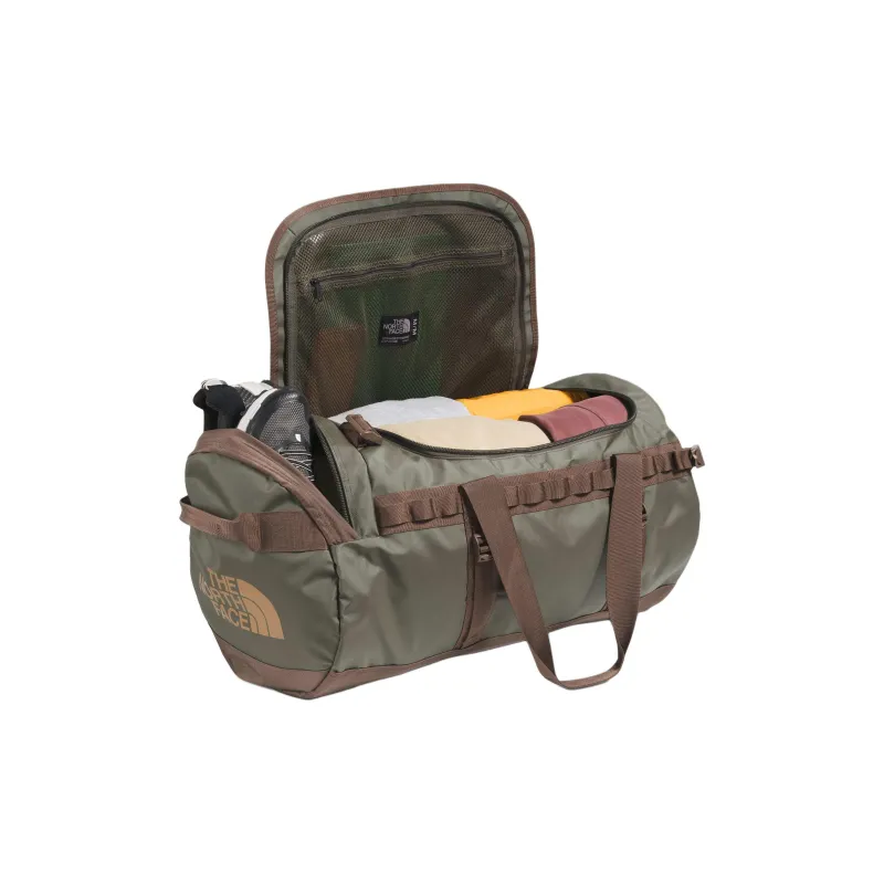 THE NORTH FACE BASE CAMP Recycled Polyester Travel Bag 71L Unisex Army Green & Brown-3