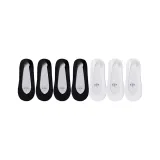 [7 Pack[Ultra-Invisible, Slip-Resistant]4 Pairs Black 3 Pack White]