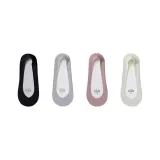 [4 Pack · Ultra Invisible, Slip-Resistant]Black+Light Gray+Light Purple+Light Green
