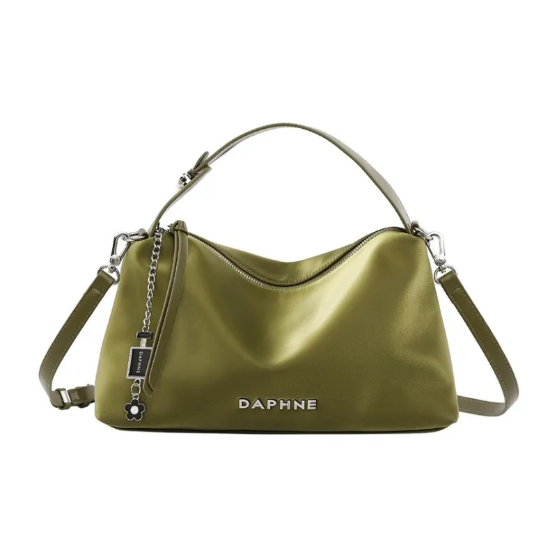 DAPHNE PU Handbag Regular Women's Black/Green-4