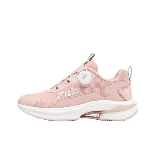 FILA Engine Anti Slip Wear Resistant Low Top Casual Running Shoes Women's Pink