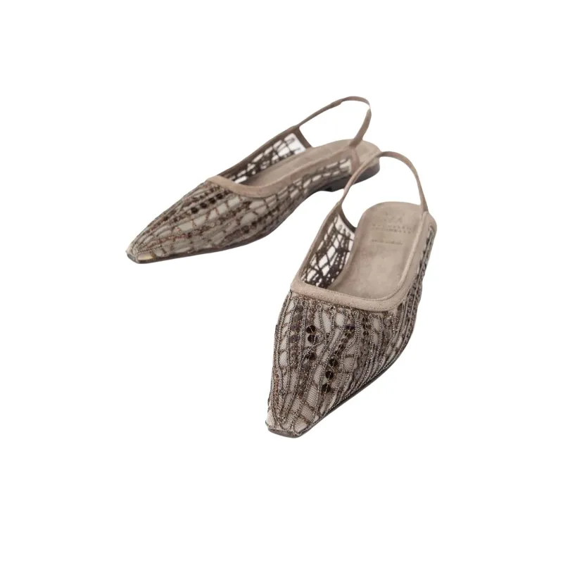 Brunello Cucinelli Casual Single Shoes Women's Brown-2