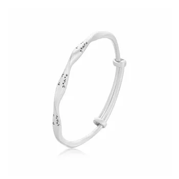 Hui Xuan Charm 999 Fine Silver Bangles Women's
