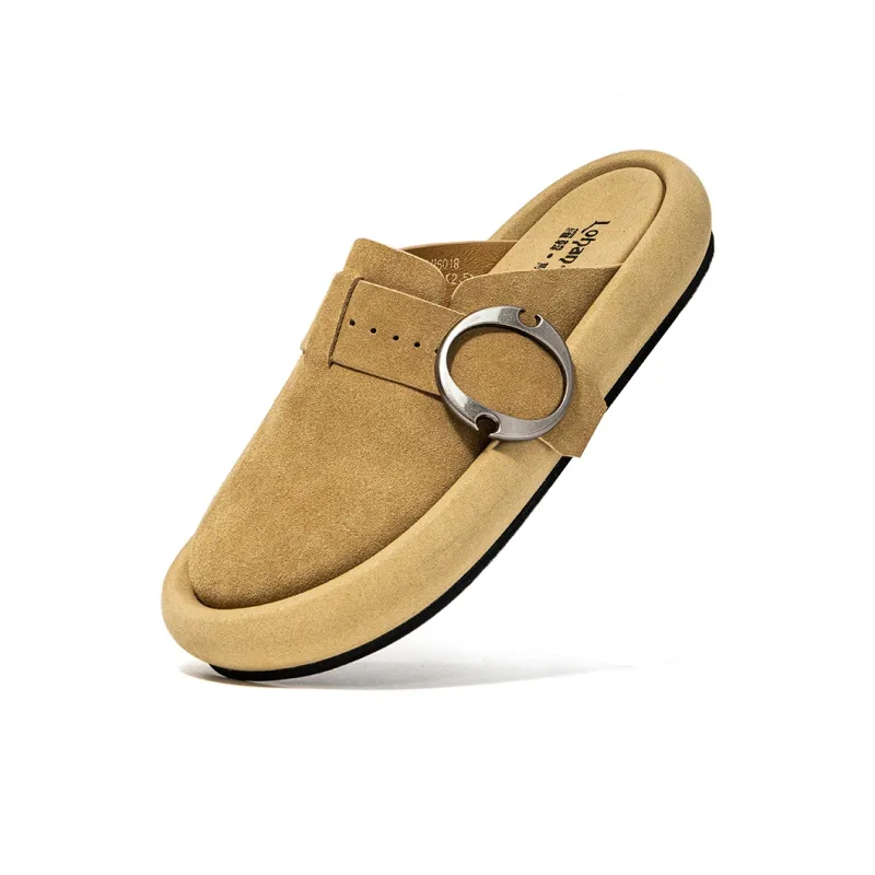 LOHAN·SIR Abrasion Resistant Slip Resistant Wrap toe Slippers Unisex-16