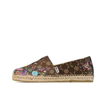 Joy&Mario Espadrilles Women's Coffee/Beige/Green