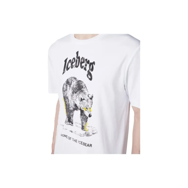 Iceberg Bear print T shirt-5