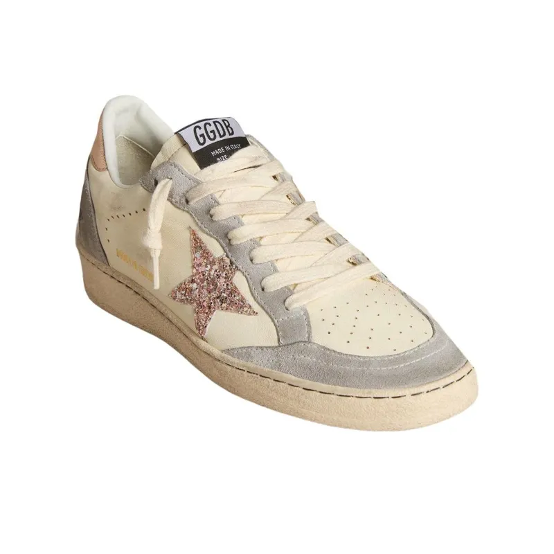 Golden Goose Ball Star LTD Low Top Skateboard Shoes Women's White-2