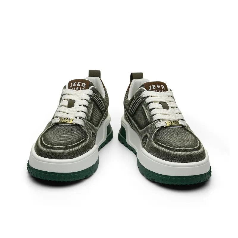 JEEP SPIRIT Skateboard Shoes Men Low Top White-5