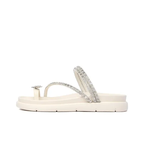 JOSINY Abrasion Resistant Slip Resistant Flip Flops Women's