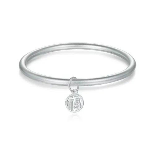 U state 999 Fine Silver Bangles Women's
