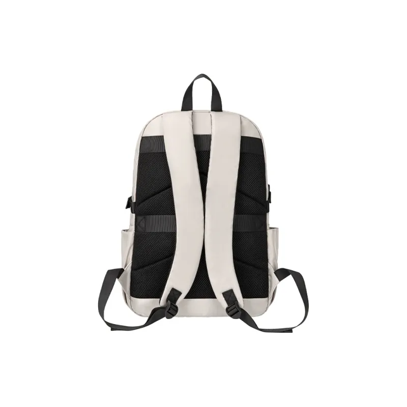 HLA Nylon Backpack Unisex Black/Ecru-1
