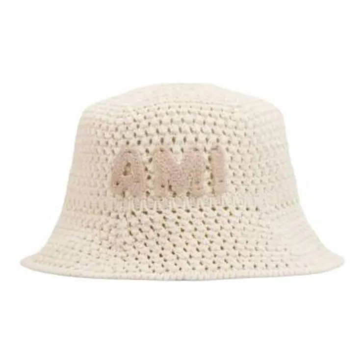 Ami Paris Logo appliqué Bucket Hat-0