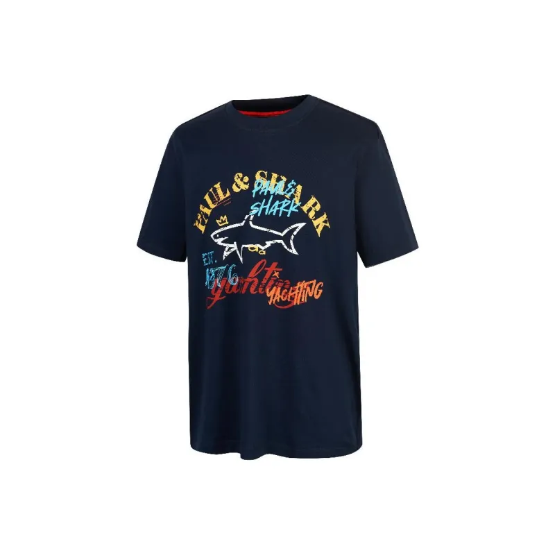 Paul & Shark Yachting T Shirt Men's Navy Blue-1