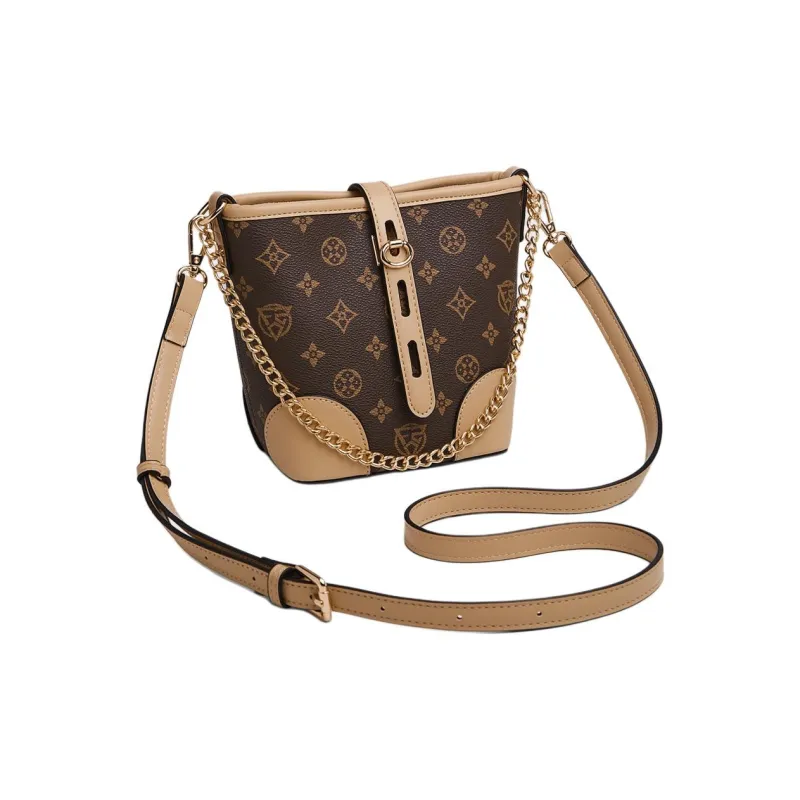 Old Man's Head Synthetic Leather Shoulder Bag Crossbody Bag Women's White/Coffee/Khaki-11