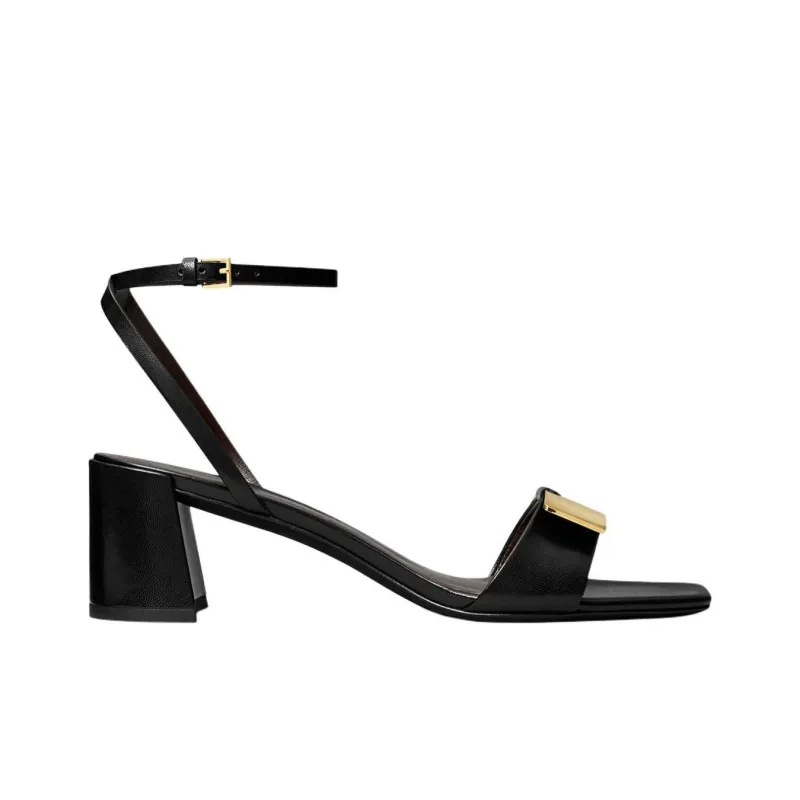 TORY BURCH One Strap Sandals 5.5cm Women's Black-1