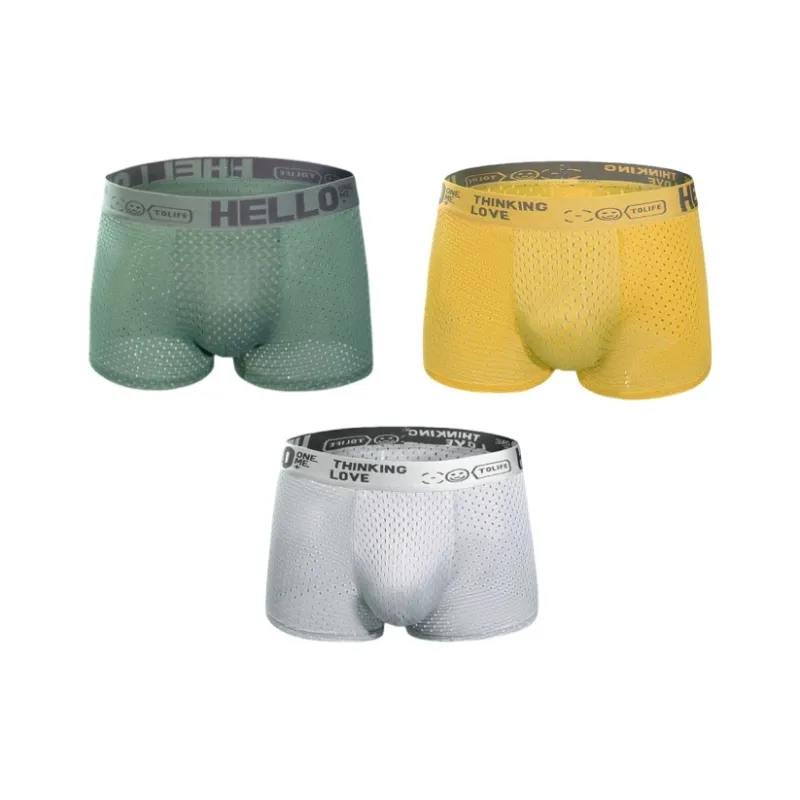 Qiao Ni Tong Underpants Men's 1 Pack Black-10