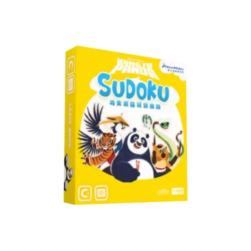 One Moment Pavilion Kung Fu Panda Sudoku Double Sided Magnetic Board Games