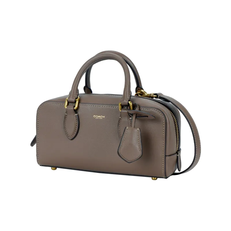 COACH Bowery Glove Tanned Leather Shoulder Bag, Crossbody Bag, Handbag Women's Dark Sapphire-1