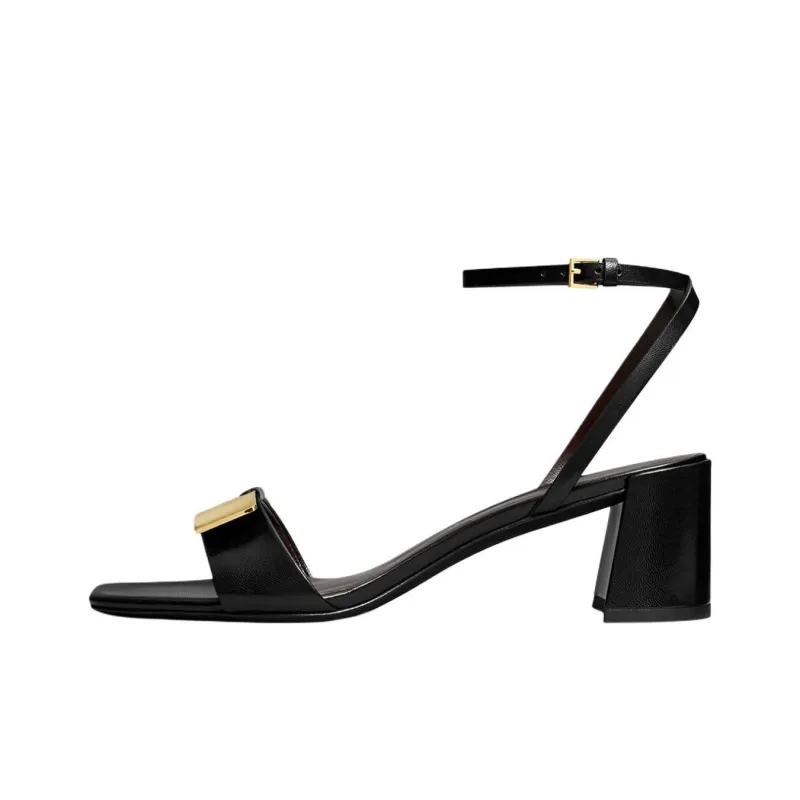 TORY BURCH One Strap Sandals 5.5cm Women's Black-0