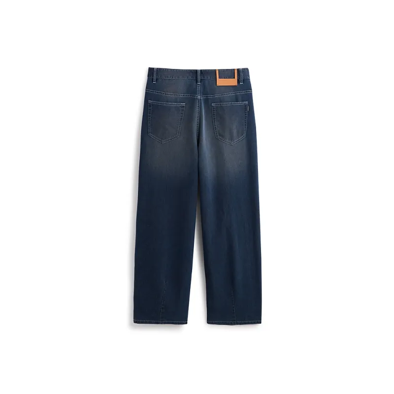 PEACEBIRD MEN Jeans Men's Denim Medium Blue, Batch 1-1