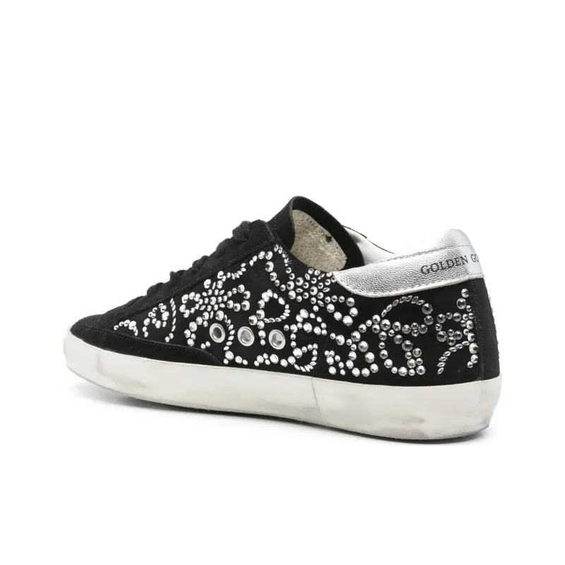 Golden Goose Super Star LTD Edition Low Top Skateboard Shoes Women's Black-3