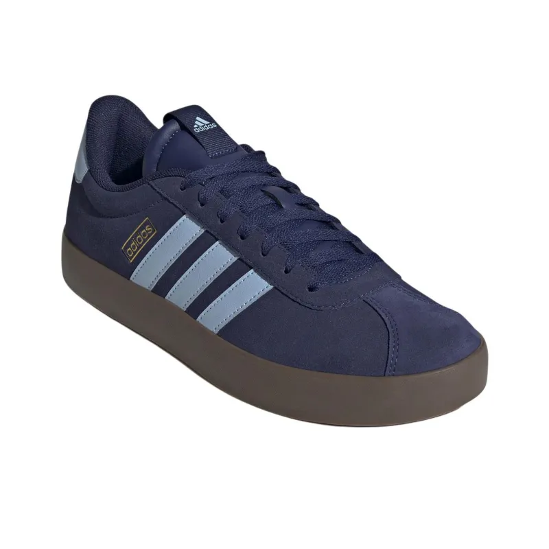 Adidas VL COURT 3.0 Anti Slip Wear Resistant Low Top Skateboard Shoes Men's Blue-2
