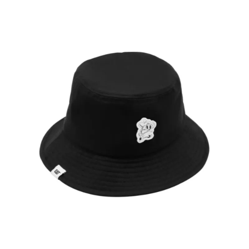 CAT Cotton Bucket Hats Unisex Black-0